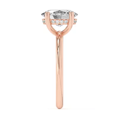 Beverly Timeless Hidden Halo Engagement Ring