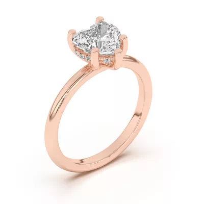 Beverly Timeless Hidden Halo Engagement Ring