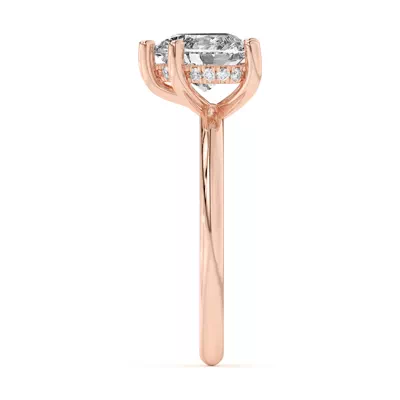 Beverly Timeless Hidden Halo Engagement Ring