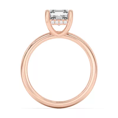 Beverly Timeless Hidden Halo Engagement Ring