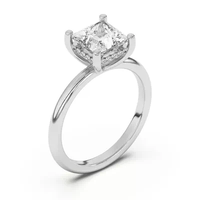 Beverly Timeless Hidden Halo Engagement Ring