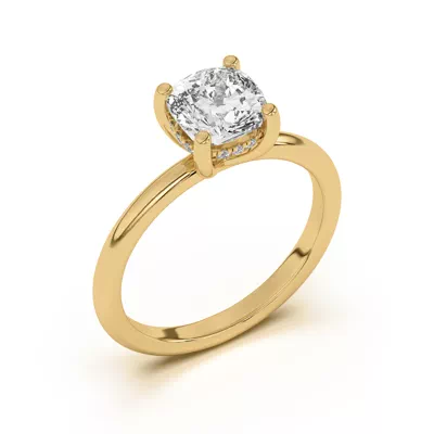 Beverly Timeless Hidden Halo Engagement Ring