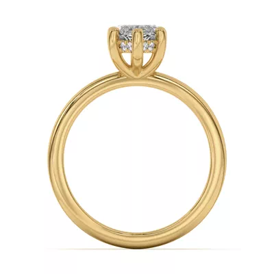 Beverly Timeless Hidden Halo Engagement Ring