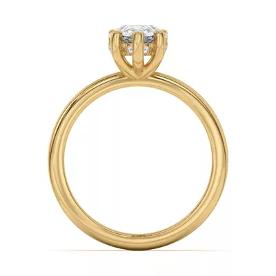 Beverly Timeless Hidden Halo Engagement Ring