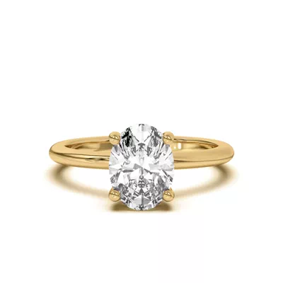 Beverly Timeless Hidden Halo Engagement Ring