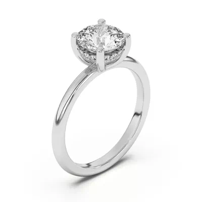 Beverly Timeless Hidden Halo Engagement Ring
