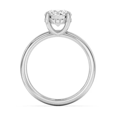Beverly Timeless Hidden Halo Engagement Ring