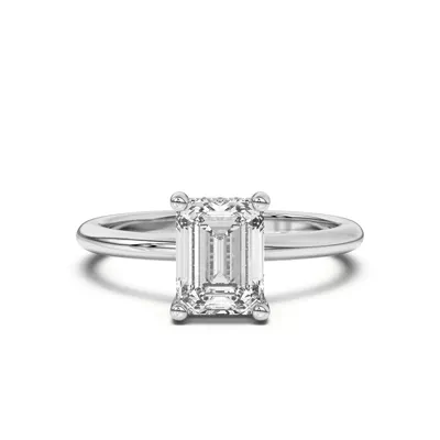 Beverly Timeless Hidden Halo Engagement Ring
