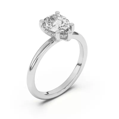 Beverly Timeless Hidden Halo Engagement Ring