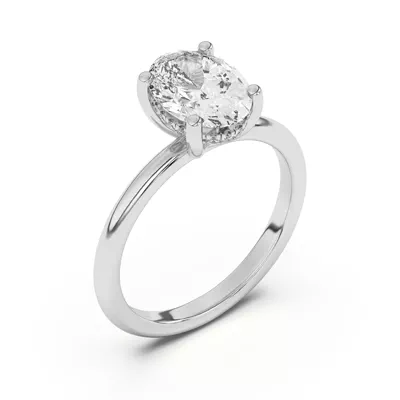 Beverly Timeless Hidden Halo Engagement Ring