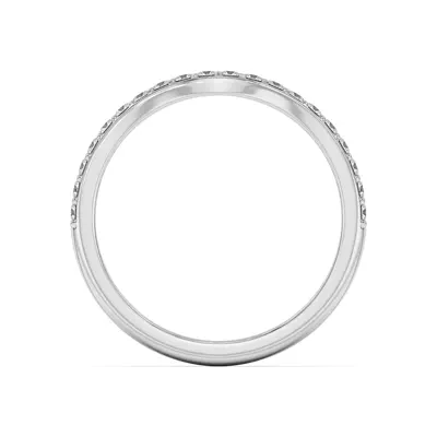 Rita Curved Pavé Band
