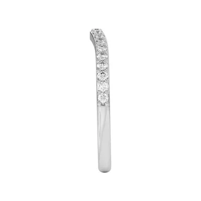 Rita Curved Pavé Band