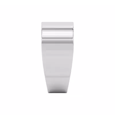 Princess-Cut Sapphire And Diamond Wide Band