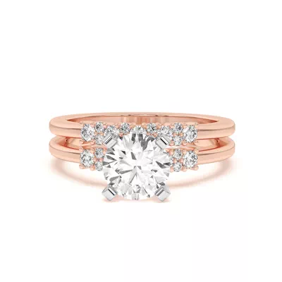 Petite Cascade Diamond Band