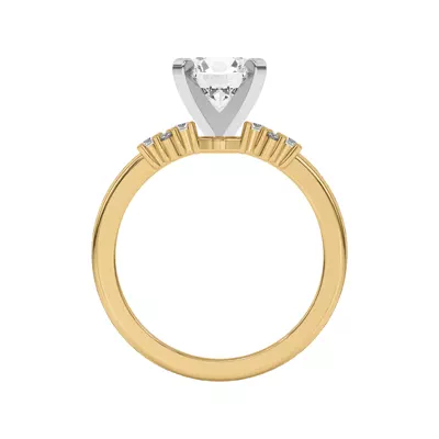 Petite Cascade Engagement Ring