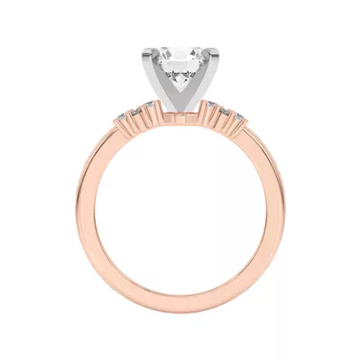 Petite Cascade Engagement Ring