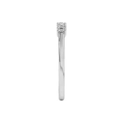 Petite Cascade Diamond Band