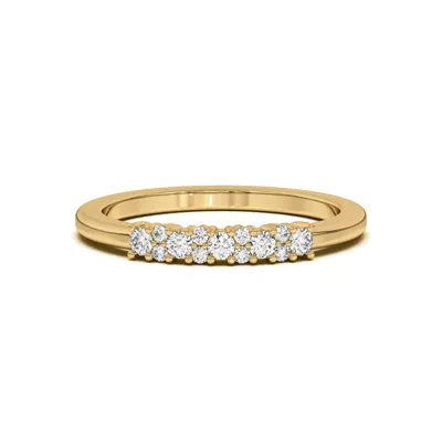 Petite Cascade Diamond Band