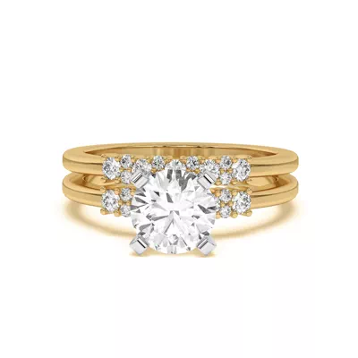 Petite Cascade Diamond Band