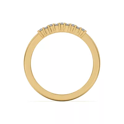 Petite Cascade Diamond Band