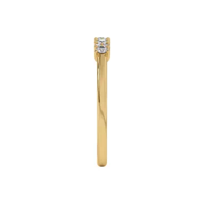 Petite Cascade Diamond Band
