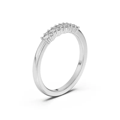 Petite Cascade Diamond Band