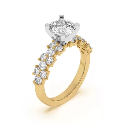 Grande Cascade Engagement Ring (1.00 ct. tw.)