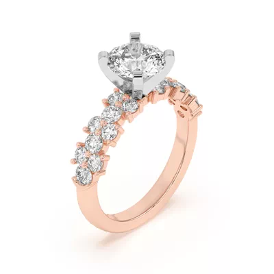 Grande Cascade Engagement Ring (1.00 ct. tw.)