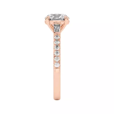 Angelica Tapered Baguette Engagement Ring