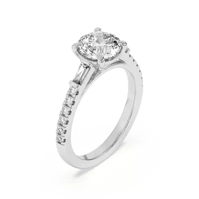 Angelica Tapered Baguette Engagement Ring