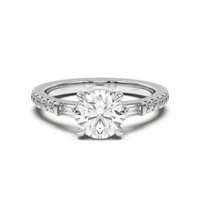 Angelica Tapered Baguette Engagement Ring
