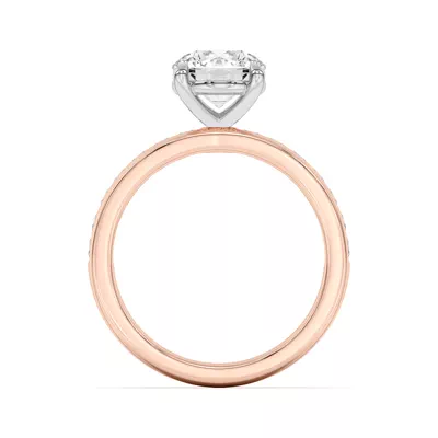 Sherry Princess Channel-Set Engagement Ring