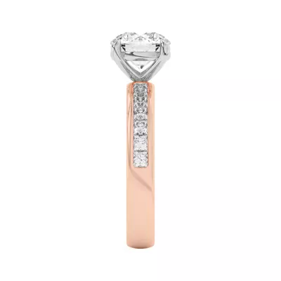 Sherry Princess Channel-Set Engagement Ring
