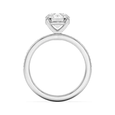 Sherry Princess Channel-Set Engagement Ring