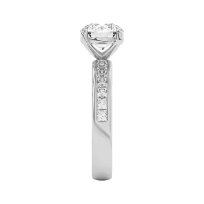 Sherry Princess Channel-Set Engagement Ring
