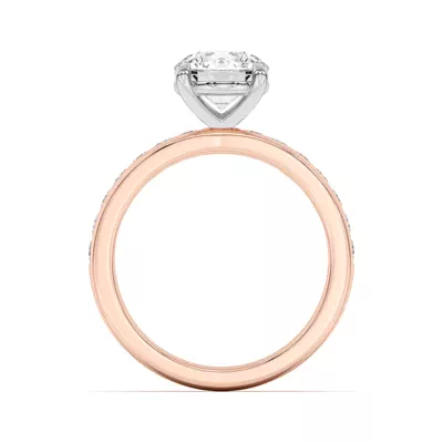 Eileen Round Channel-Set Engagement Ring