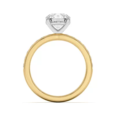 Eileen Round Channel-Set Engagement Ring