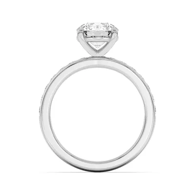 Eileen Round Channel-Set Engagement Ring