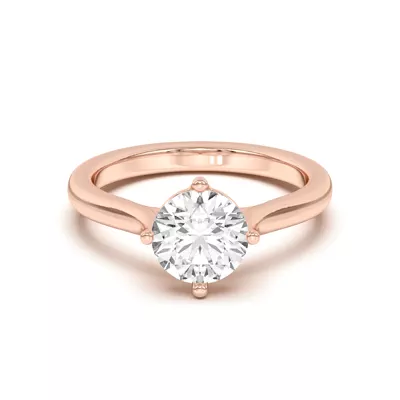 Peggy Compass-Set Cathedral Engagement Ring