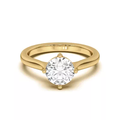 Peggy Compass-Set Cathedral Engagement Ring