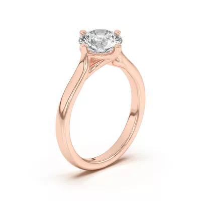 Peggy Compass-Set Cathedral Engagement Ring