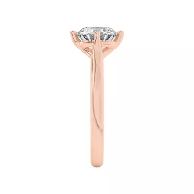 Peggy Compass-Set Cathedral Engagement Ring