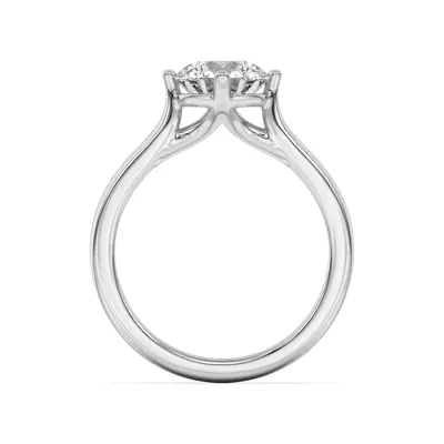 Peggy Compass-Set Cathedral Engagement Ring