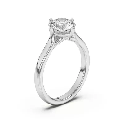 Peggy Compass-Set Cathedral Engagement Ring