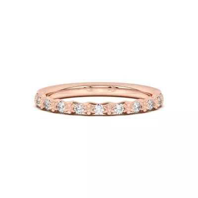 Blooming Petal Pavé Band