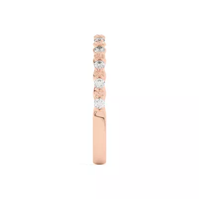 Blooming Petal Pavé Band