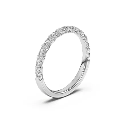 Blooming Petal Pavé Band