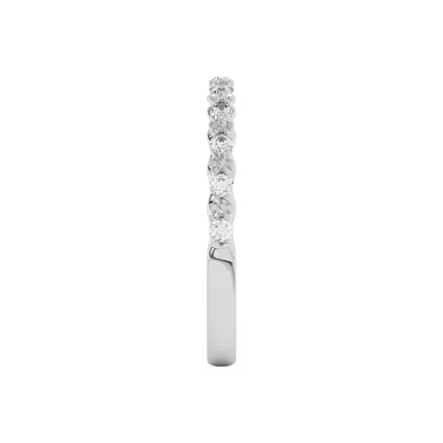 Blooming Petal Pavé Band