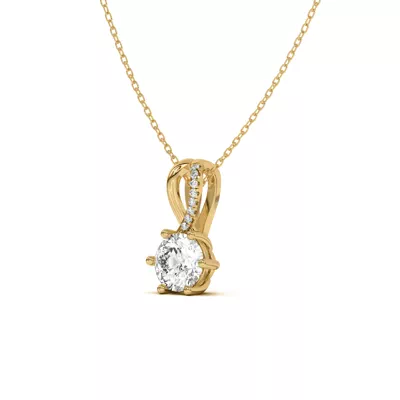 Amadea Split Bale Pavé Pendant