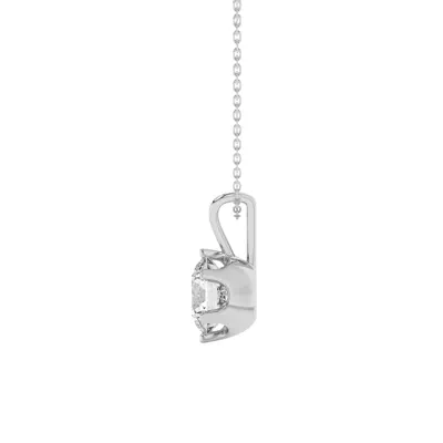 Joya Scooped Solitaire Pendant